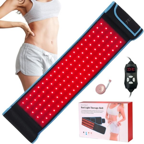 proheal red light therapy belt — infrared pain relief wrap for back, waist & muscle recovery-biz30fit