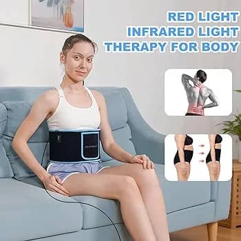 proheal red light therapy belt — infrared pain relief wrap for back, waist & muscle recovery