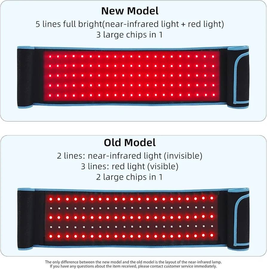 proheal red light therapy belt — infrared pain relief wrap for back, waist & muscle recovery